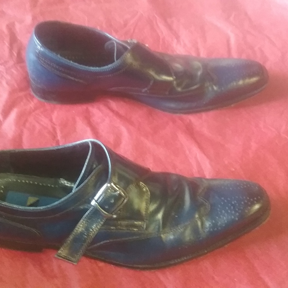 Giorgio Brutini Blue Belted Oxford Shoes